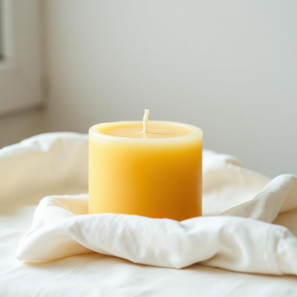 Natural Beeswax Candle